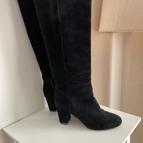 Via Spiga Suede Tall Knee Boots size 6.5 - Picture 1 of 3
